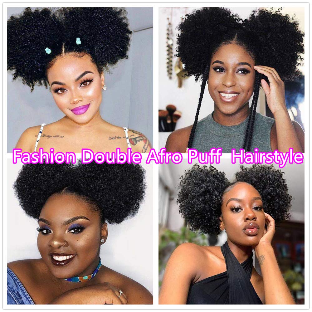 Drawstring Afro Puff Ponytail