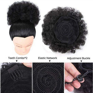 Drawstring Afro Puff Ponytail