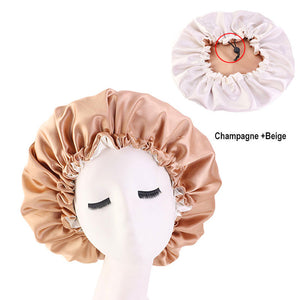 Large Silk Satin Bonnet