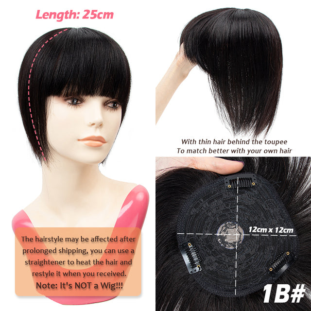 3D Blunt Cut Bangs Clip