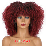 Load image into Gallery viewer, Synthetic Curly Wig With Bangs
