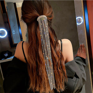 Full Rhinestone Hair Tassel