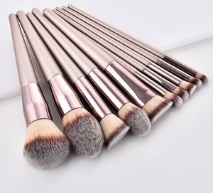 Champagne Makeup Brush Set