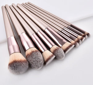 Champagne Makeup Brush Set