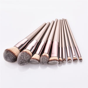 Champagne Makeup Brush Set