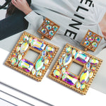Load image into Gallery viewer, Multicolor Square Earrings
